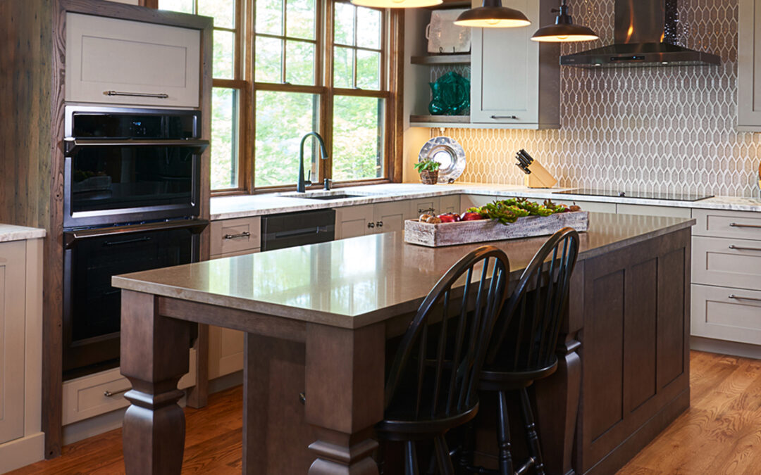 Rustic Elegant kitchens designed by Black Rock Granite and Cabinetry